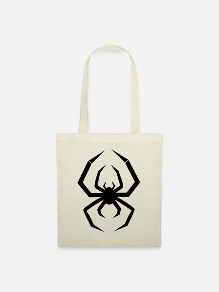 Spinne - Stoffbeutel - Natur