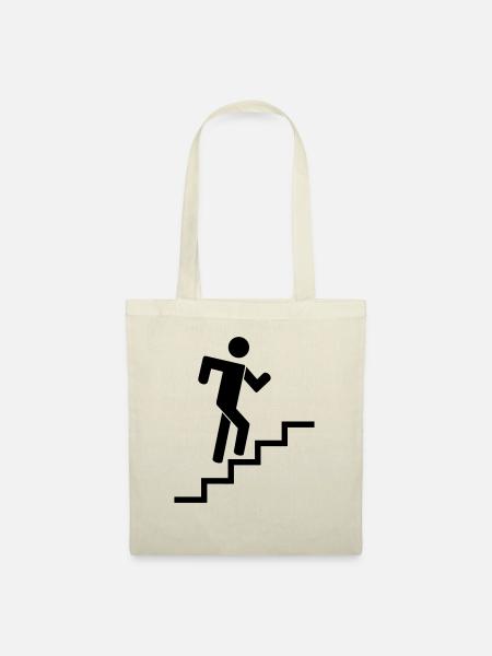 stairs runner - Stoffbeutel - Natur