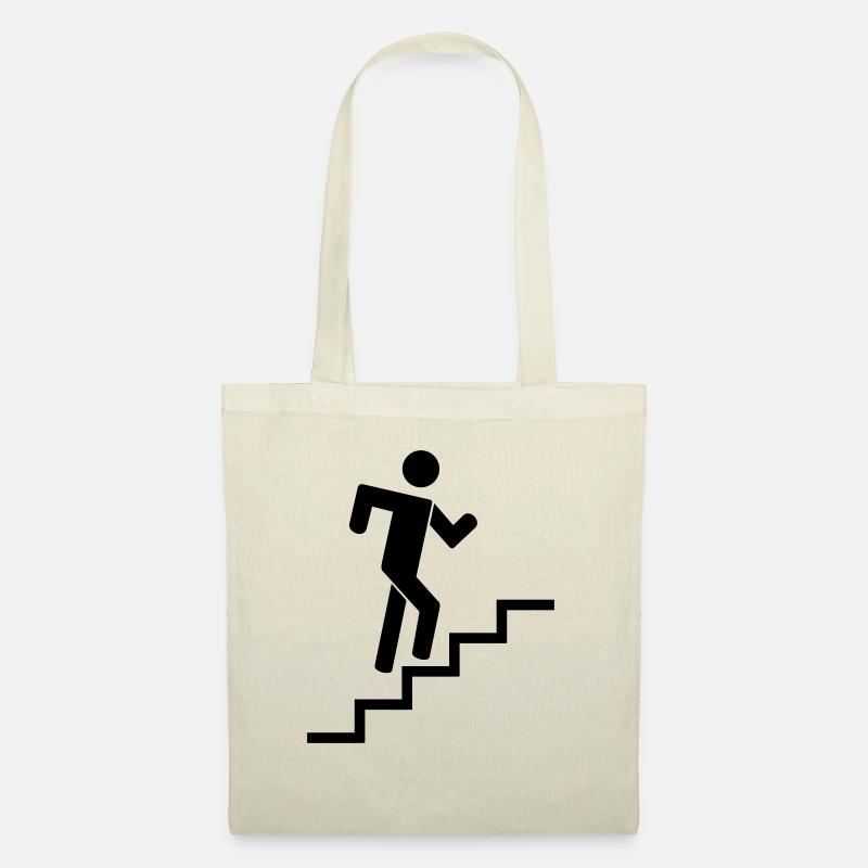 stairs runner - Stoffbeutel - Natur