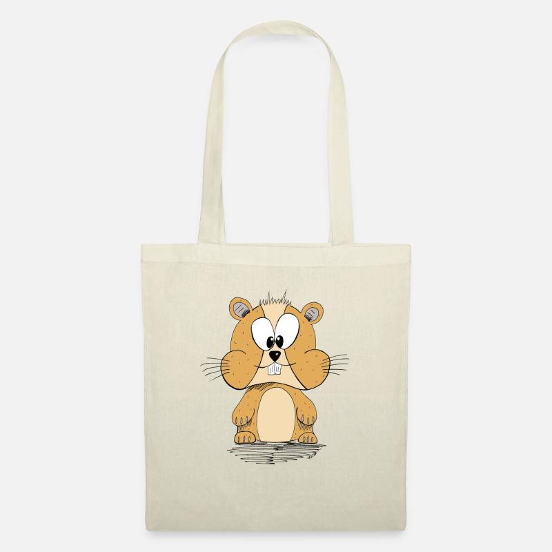 Fritt Hamster - Stoffbeutel - Natur