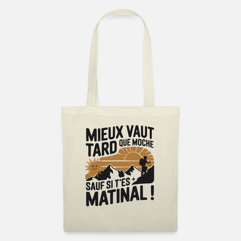 phrase drole - Sac en tissu - nature
