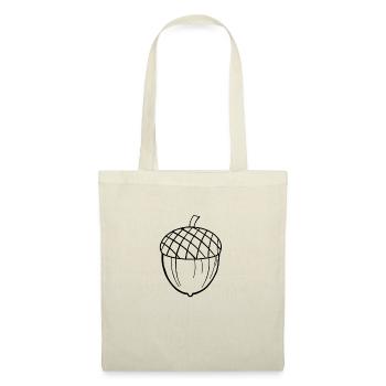 Gland noir (couvertures, sacs, tasses, etc.) - Sac en tissu - nature - Devant