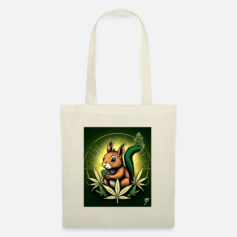 Green Weed Squirrel - Tote Bag - nature