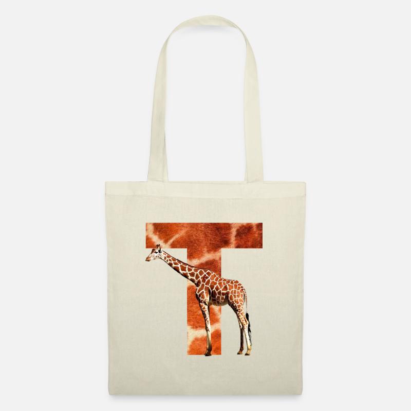 giraffe t - Stoffbeutel - Natur