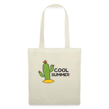 Kaktus Cool Summer Design - Stoffbeutel - Natur - Vorne