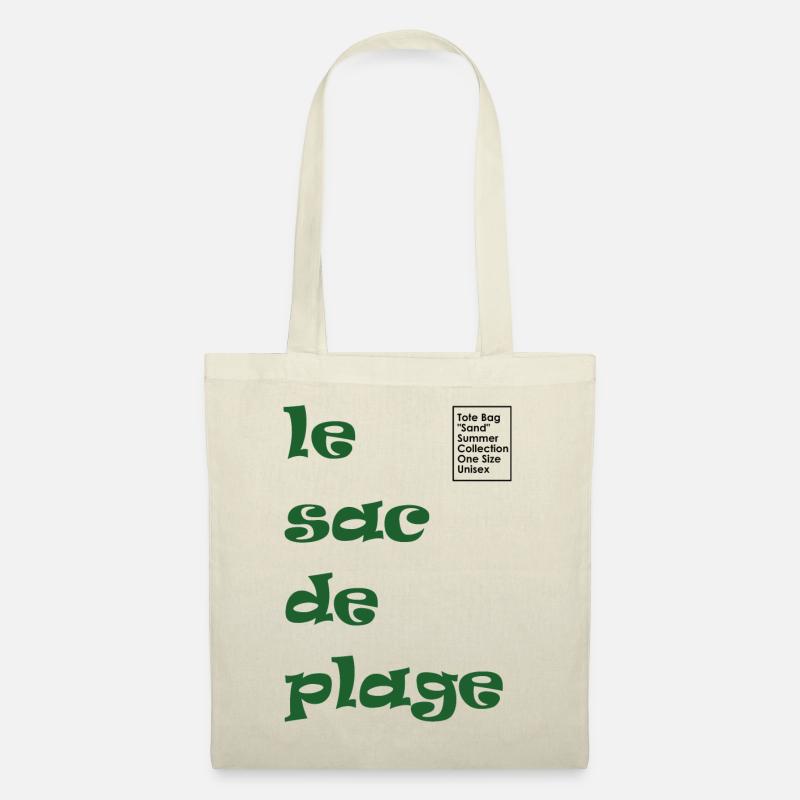 Tote Bag "Le sac de plage" - Stoffbeutel - Natur