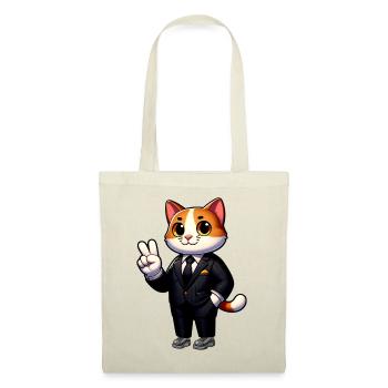 Elegant Business Cat - Tote Bag - nature - Front