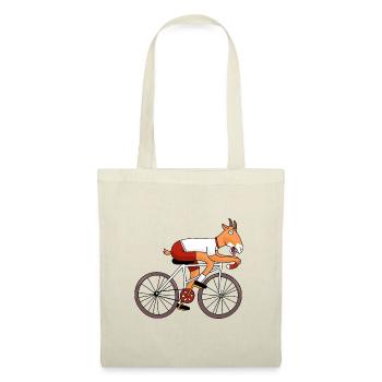 Chèvre à vélo - Sac en tissu - nature - Devant