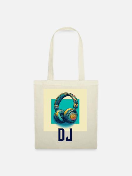 DJ - Stoffbeutel - Natur