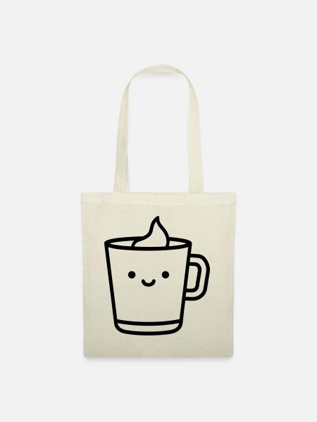 Kaffeebecher - Stoffbeutel - Natur