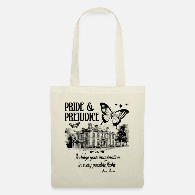 STOLZ VORURTEIL PEMBERLEY DESIGN - Stoffbeutel - Natur