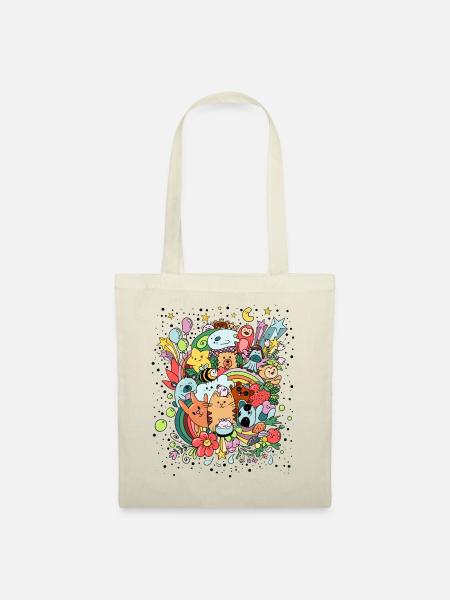 cute and funny animal lovers party - Tote Bag - nature