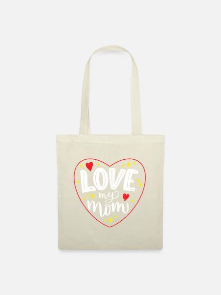 Mama Mutter Mom Muttertag - Muttertagsdesign - Stoffbeutel - Natur