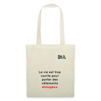 2 - Sac en tissu - nature - Devant