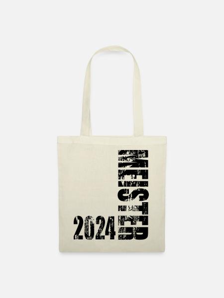 Abschluss Meister 2024 Vintage Design - Stoffbeutel - Natur