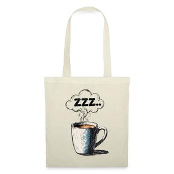 Kaffee zuerst - Dann reden. ZZZ… Design - Stoffbeutel - Natur - Vorne