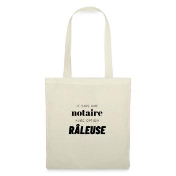 JE SUIS UNE NOTAIRE AVEC UN CARACTERE DE... - Sac en tissu - nature - Devant