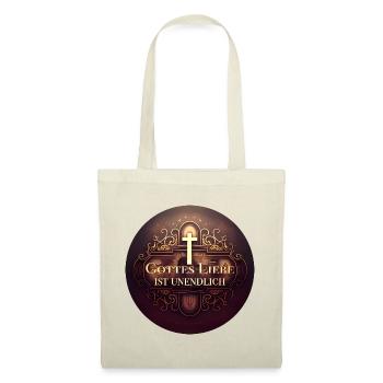 Jesus Christus von Nazareth Glaube Bibel Jesus - Stoffbeutel - Natur - Vorne