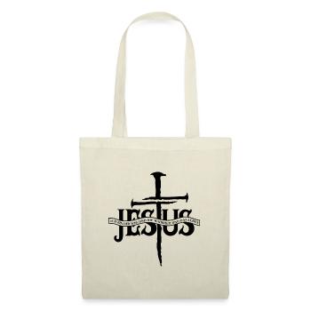 Jesus Christus von Nazareth Glaube Bibel Jesus - Stoffbeutel - Natur - Vorne
