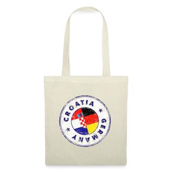 CROATIE ALLEMAGNE Timbre - Sac en tissu - nature - Devant
