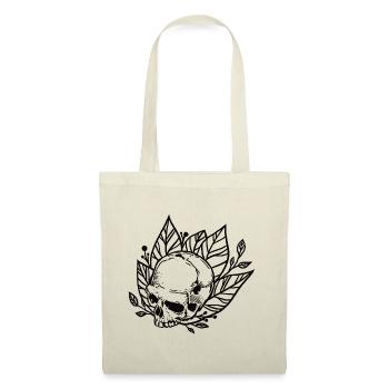 Black Skull - Stoffbeutel - Natur - Vorne
