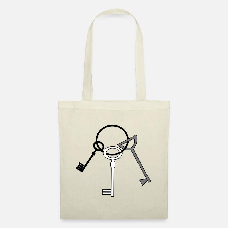 Keychain 3 key vector - Tote Bag - nature