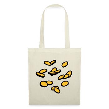 Coins Gold Gold Rain Taler - Tote Bag - nature - Front