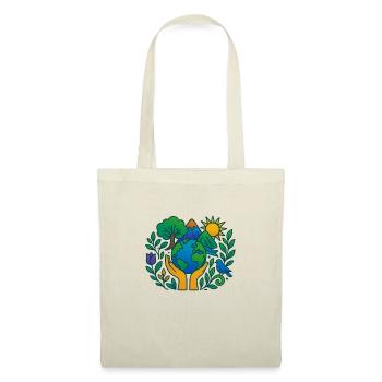 Planète Terre - La nature de la Terre entre nos mains - Sac en tissu - nature - Devant
