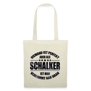 Schalker Fan Design Geschenkidee - Stoffbeutel - Natur - Vorne