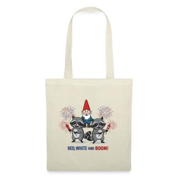 Raccoon 4th of July Fireworks Party - Tote Bag - nature - Front