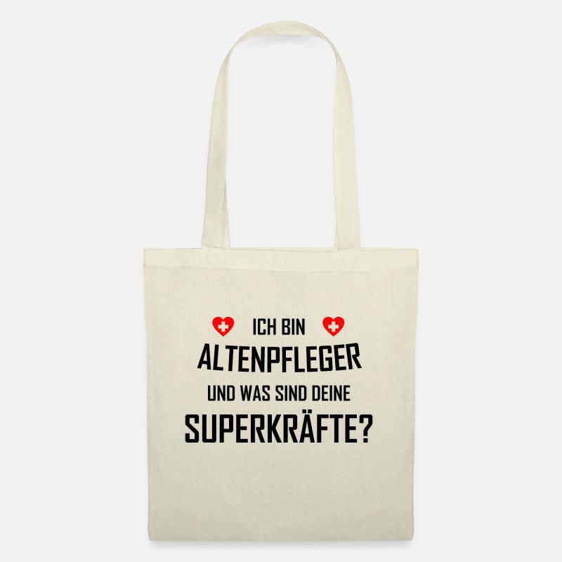 Altenpfleger - Stoffbeutel - Natur