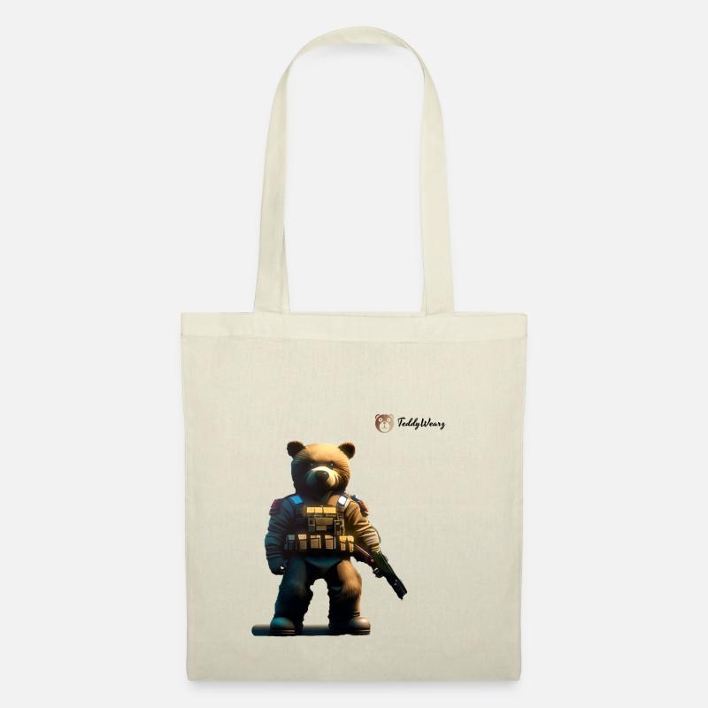 Teddygun (Teddywarz2) - Stoffbeutel - Natur