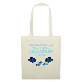 Aquarium Aquarianer - Stoffbeutel - Natur - Vorne