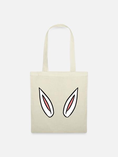 ears gift idea rabbit ears - Tote Bag - nature