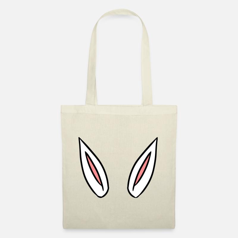 ears gift idea rabbit ears - Tote Bag - nature