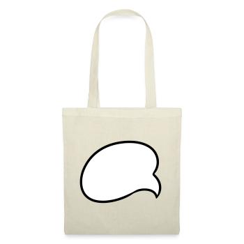 Speech bubble speech bubble bulle comic gift idea - Tote Bag - nature - Front