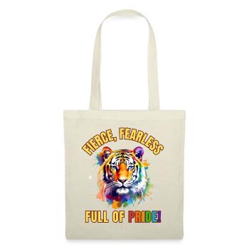 Gay Pride - Fierce, Fearless and full of Pride! - Tote Bag - nature - Front