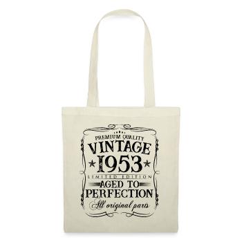 1953 vintage 70 years birthday gift - Tote Bag - nature - Front
