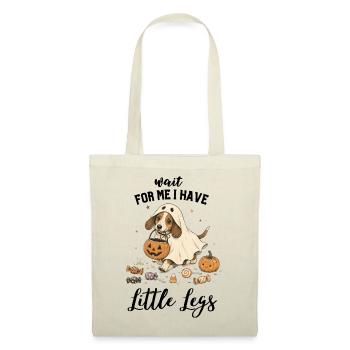 Dachshund Ghost Halloween Pumpkin Autumn - Tote Bag - nature - Front