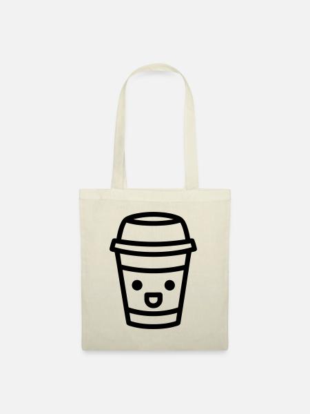 Kaffeebecher - Stoffbeutel - Natur