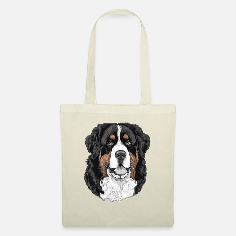 Berner Sennenhund - Stoffbeutel - Natur
