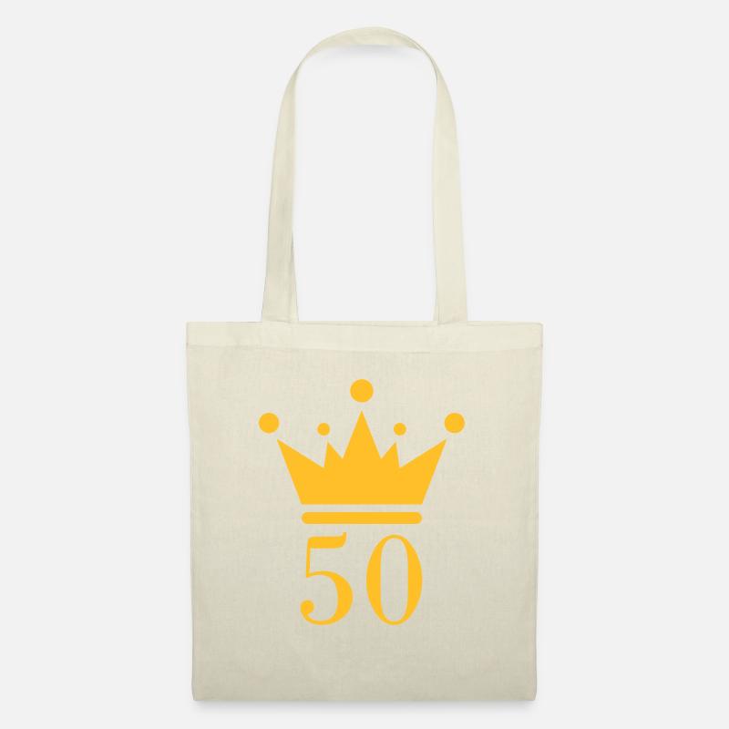 50 geburtstag - Stoffbeutel - Natur