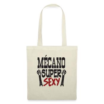mécano super sexy - Sac en tissu - nature - Devant