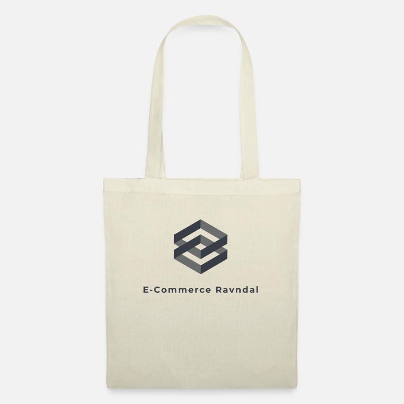 E-Commerce Ravndal Logo - Stoffbeutel - Natur
