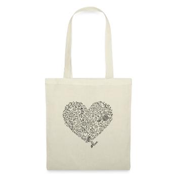 Liebe Amour - Stoffbeutel - Natur - Vorne
