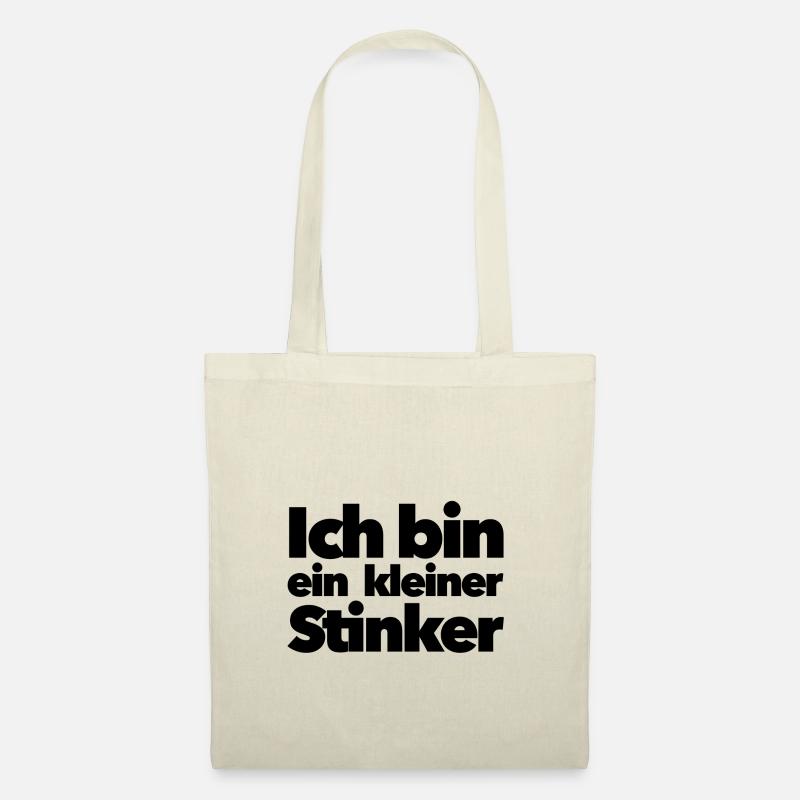 Ich bin ein kleiner Stinker - Spaß - Stoffbeutel - Natur