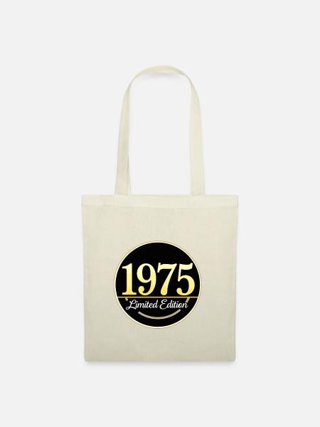 1975 Limited Edition - Perfektes Geburtstagsdesign - Stoffbeutel - Natur