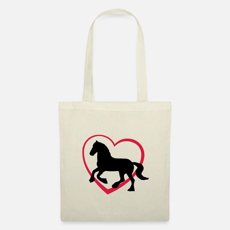 Frison Gypsy Cob ou le type de cheval avec le - Sac en tissu - nature