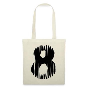 Maillot à 8 chiffres - Sac en tissu - nature - Devant