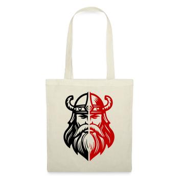 Viking Head Warrior Valhalla Odin - Tote Bag - nature - Front